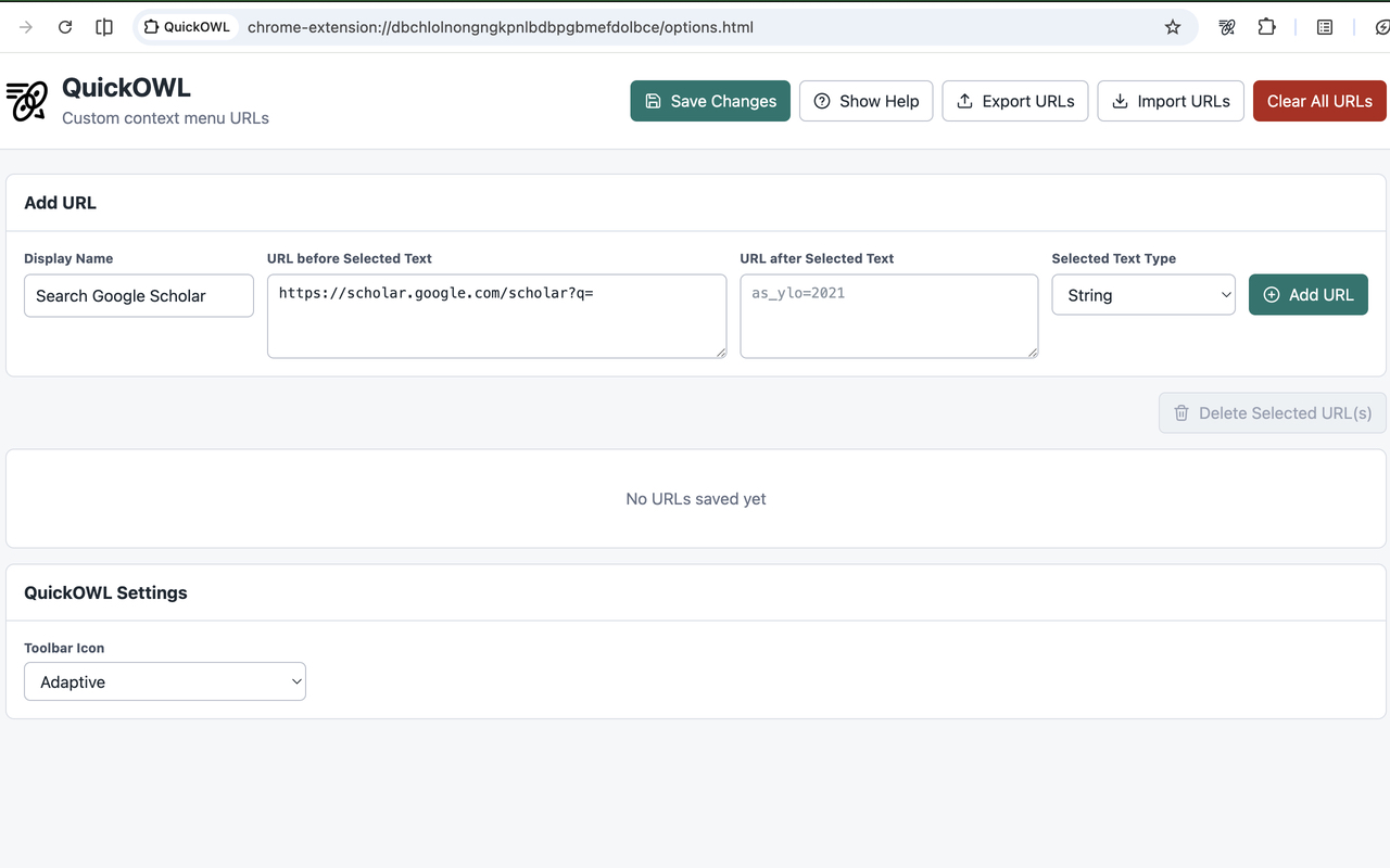 QuickOWL screenshot 2